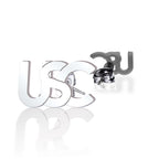 Pair of Usc Intertwined Earrings