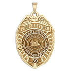 Personalized Charleston West Virginia Police Badge with Your Rank and Number