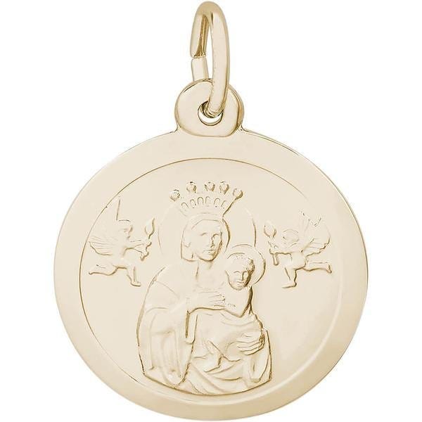 Madonna and Child Engravable