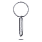 Bullet Shaped "Always in My Heart" Cremation and Ash Vessel Keychain