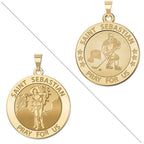 Hockey - Saint Sebastian Doubledside Sports Religious Medal