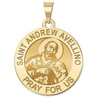 Saint Andrew Avellino Round Medal