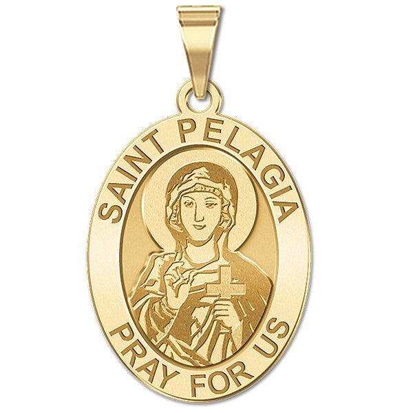 Saint Pelagia (Female) Medal Oval