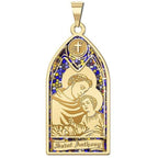 Saint Anthony - Stained Glass Religious Medal