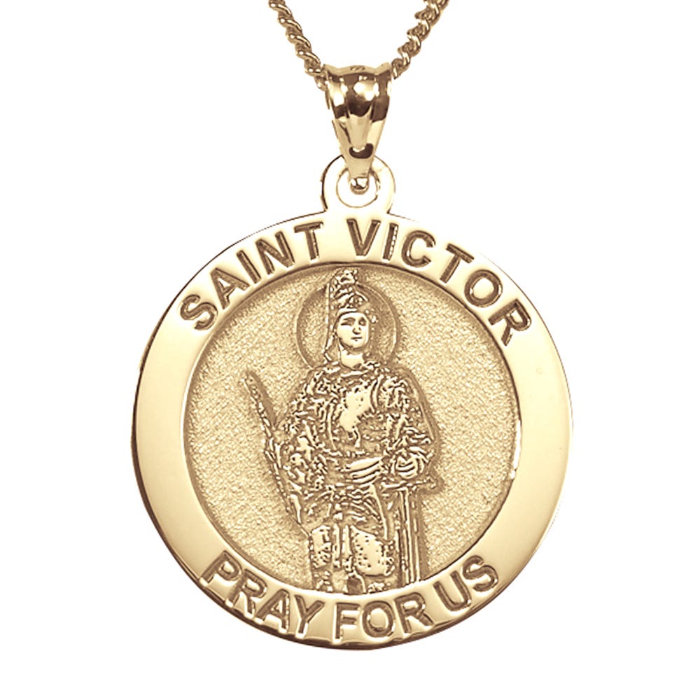 Saint Victor Religious Medal