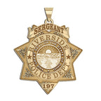 Personalized Riverside Ohio Badge with Rank and Number