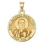 Saint Alfonso Maria Fusco Round Religious Medal