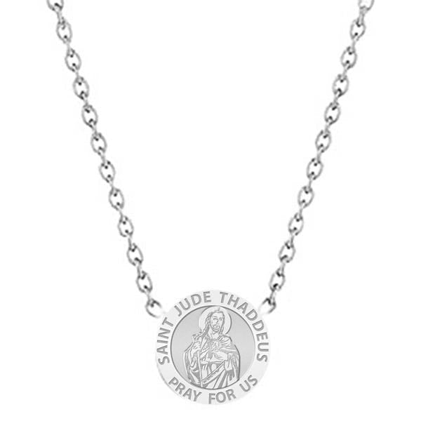 Saint Jude Pendant With 18 Inch Chain
