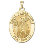 Saint Aldegundis Religious Medal