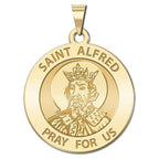 Saint Alfred Round Religious Medal