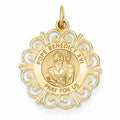 Round Filigree Pope Benedict Xvi
