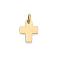 14K Gold Cross Charm