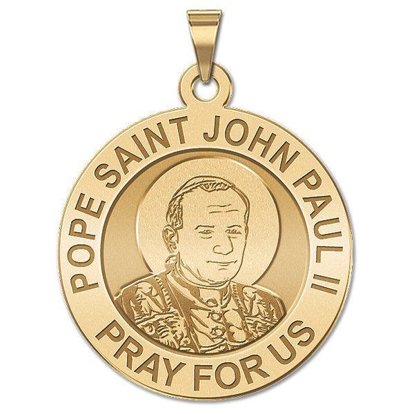 Pope Saint John Paul Ii (Younger Version) Religious Medal