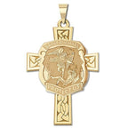 Saint Michael Religious Police Badge Cross Medal