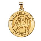 Saint Edith Stein Round Religious Medal
