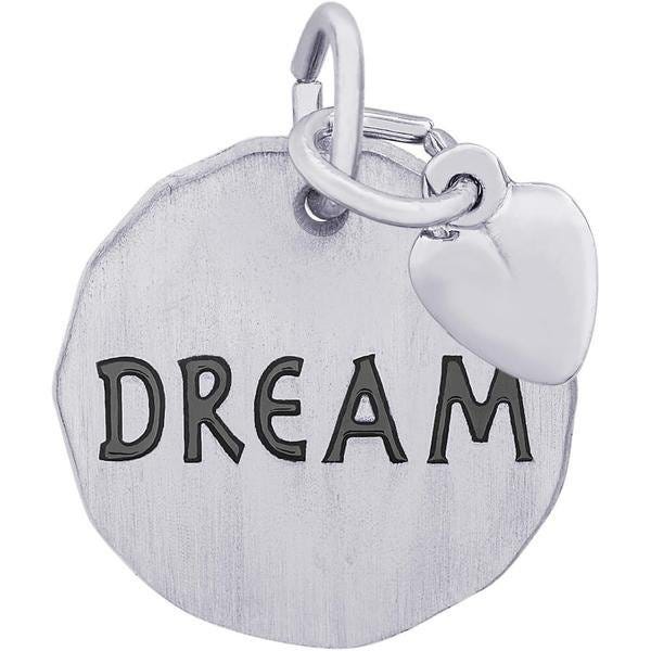 Dream Tag with Heart Engravable