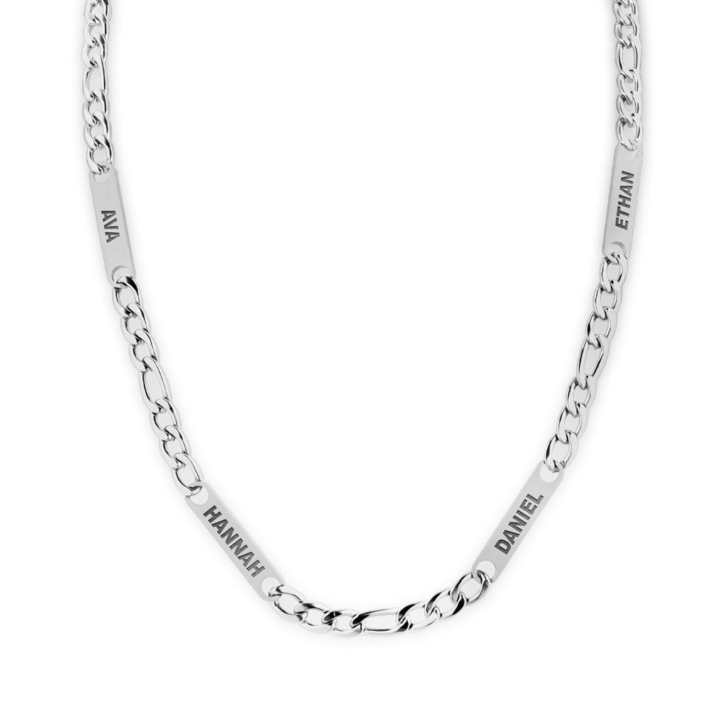 Men's Figaro Personalized ID Necklace