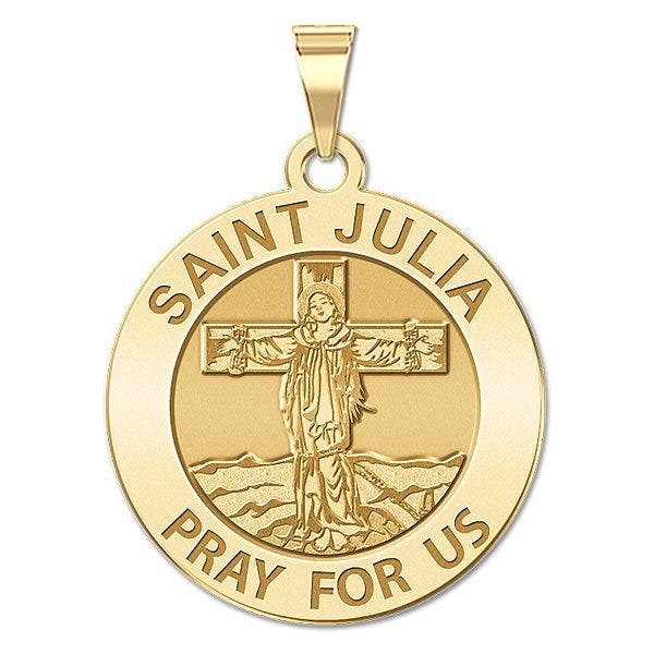 Saint Julia Of Corsica Religious Medal