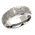Tungsten Approx. 0.31 Inch Brushed and Polished Wedding Band