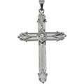 Cross Pendant With Diamond