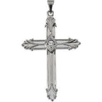 Cross Pendant With Diamond