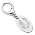 Engravable Sterling Silver Keychain