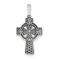 Antiqued Celtic Knotwork Cross Pendant