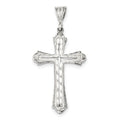 Diamond-Cut Cross Pendant