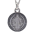 Saint Benedict Medal With 18 Inch Curb Chain