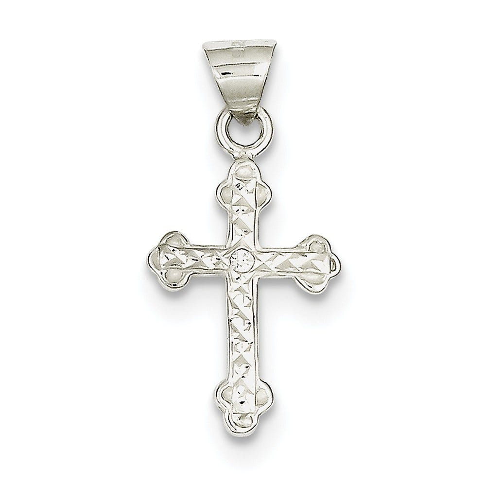 Cross Pendant With Cubic Zirconia