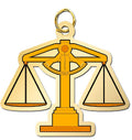 Scale of Justice Charm