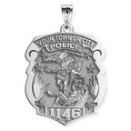 Saint Michael Personalized Police Badge