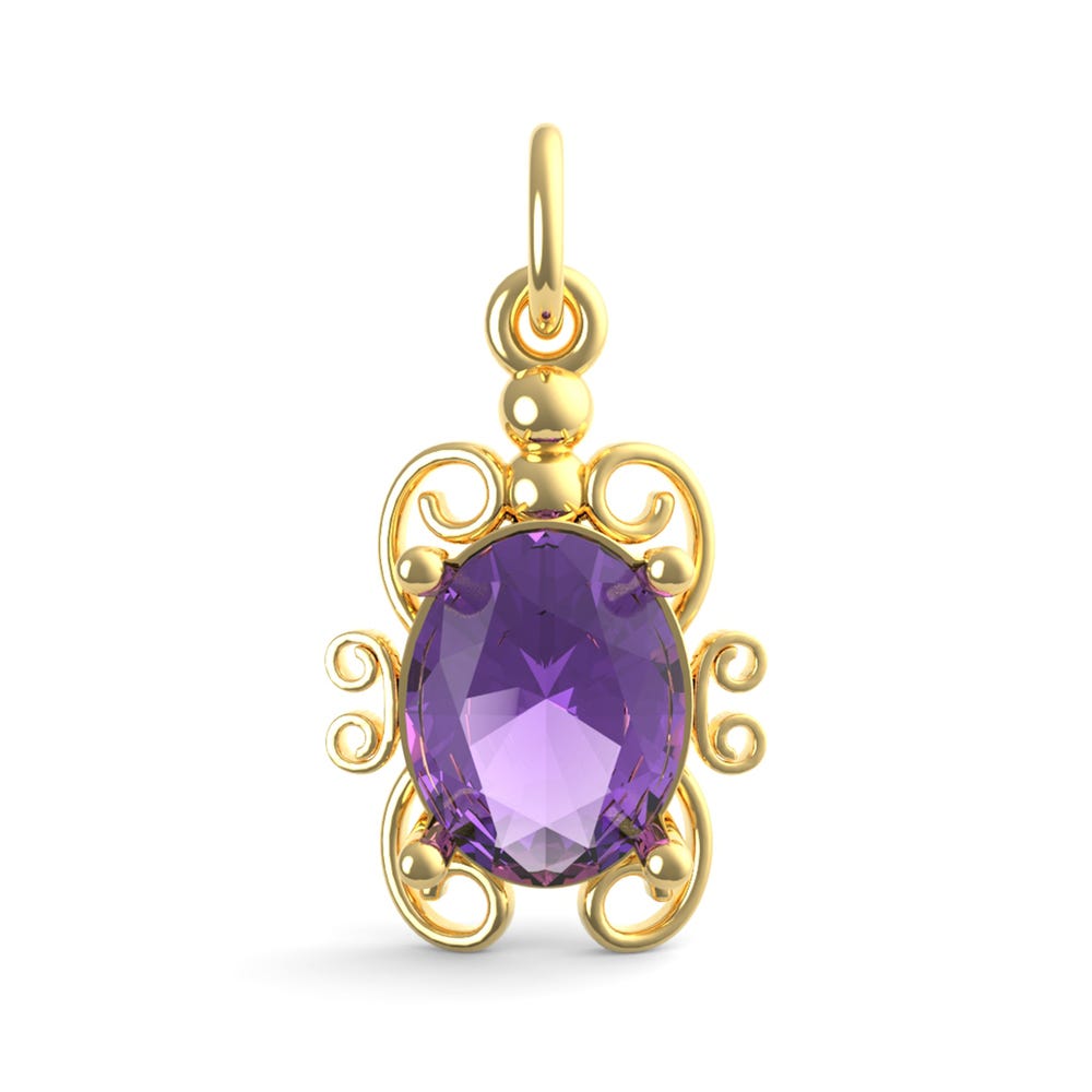 Filigree June Stone Charm(4764-006)