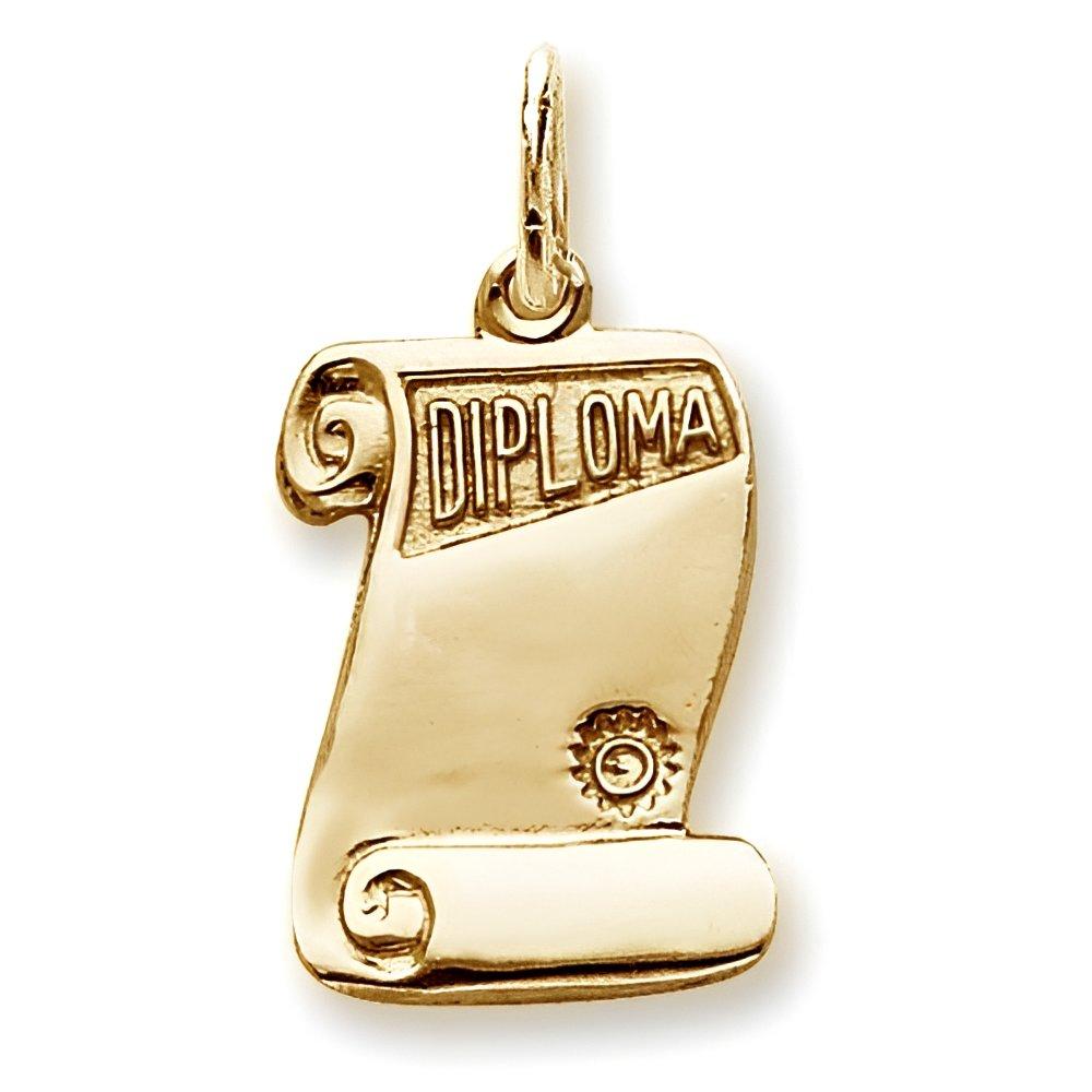 Custom Engravable Graduation Diploma Charm or Pendant