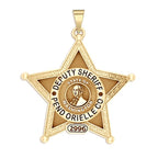 Personalized Pend Oreille Washington Sheriff Badge with Rank and Number