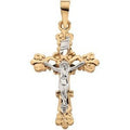 Ornate-Ends Crucifix Pendant