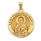 Saint Francisco Marto Round Religious Medal