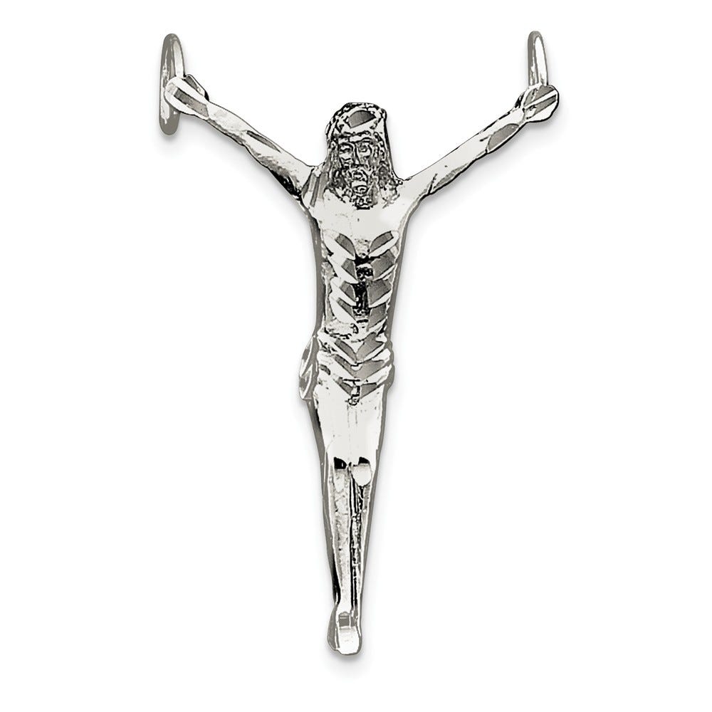 Sterling Silver Corpus Crucified Christ Pendant