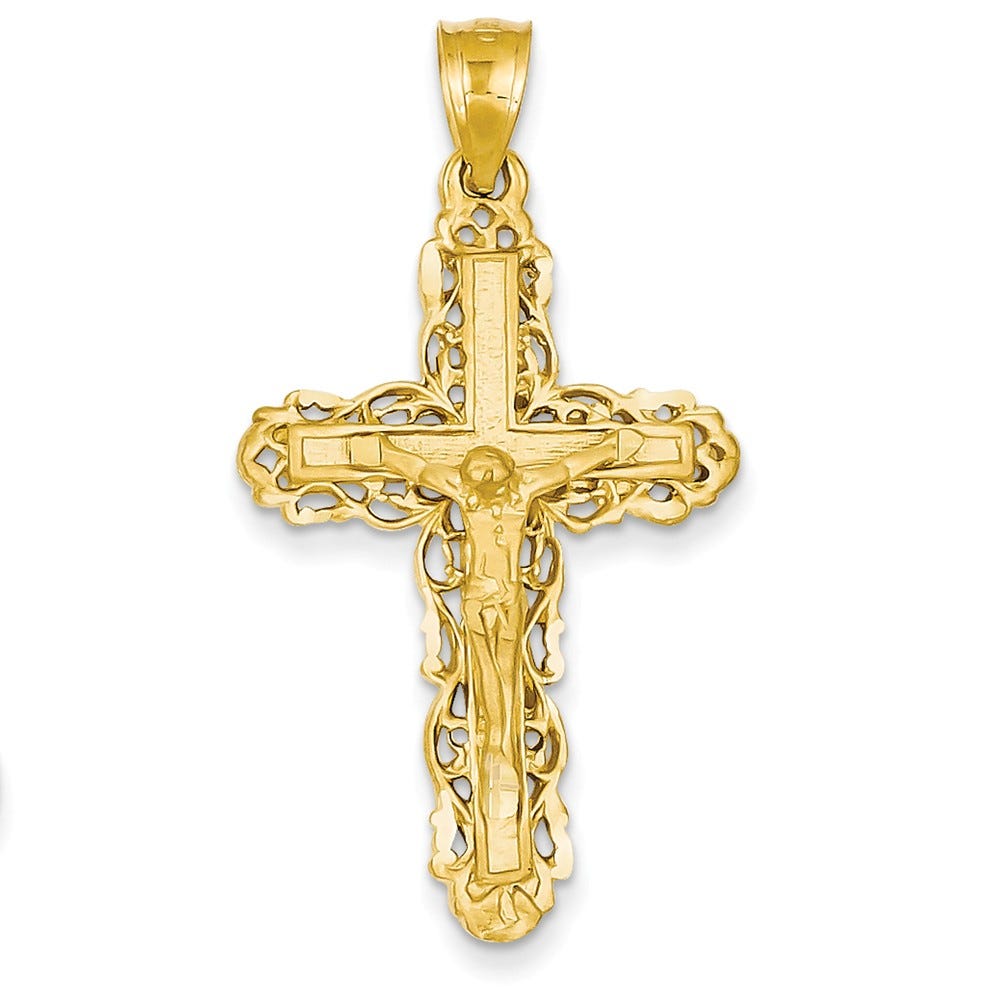 14K Crucifix Charm