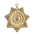 Personalized Colorado State Police Trooper Badge with Your Number