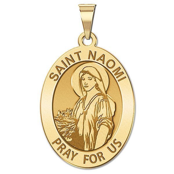 Saint Naomi Oval Religious Medal