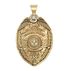 Personalized Connecticut Police Badge with Your, Number & Department