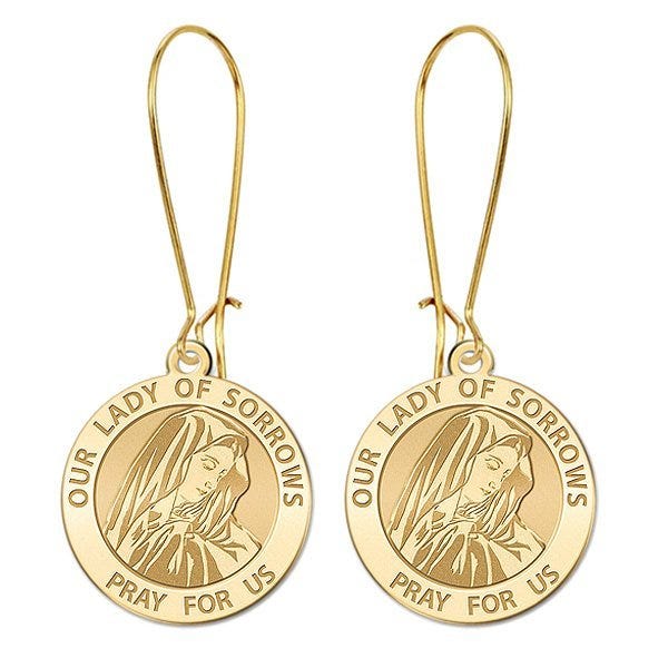 Our Lady of Sorrow Earrings