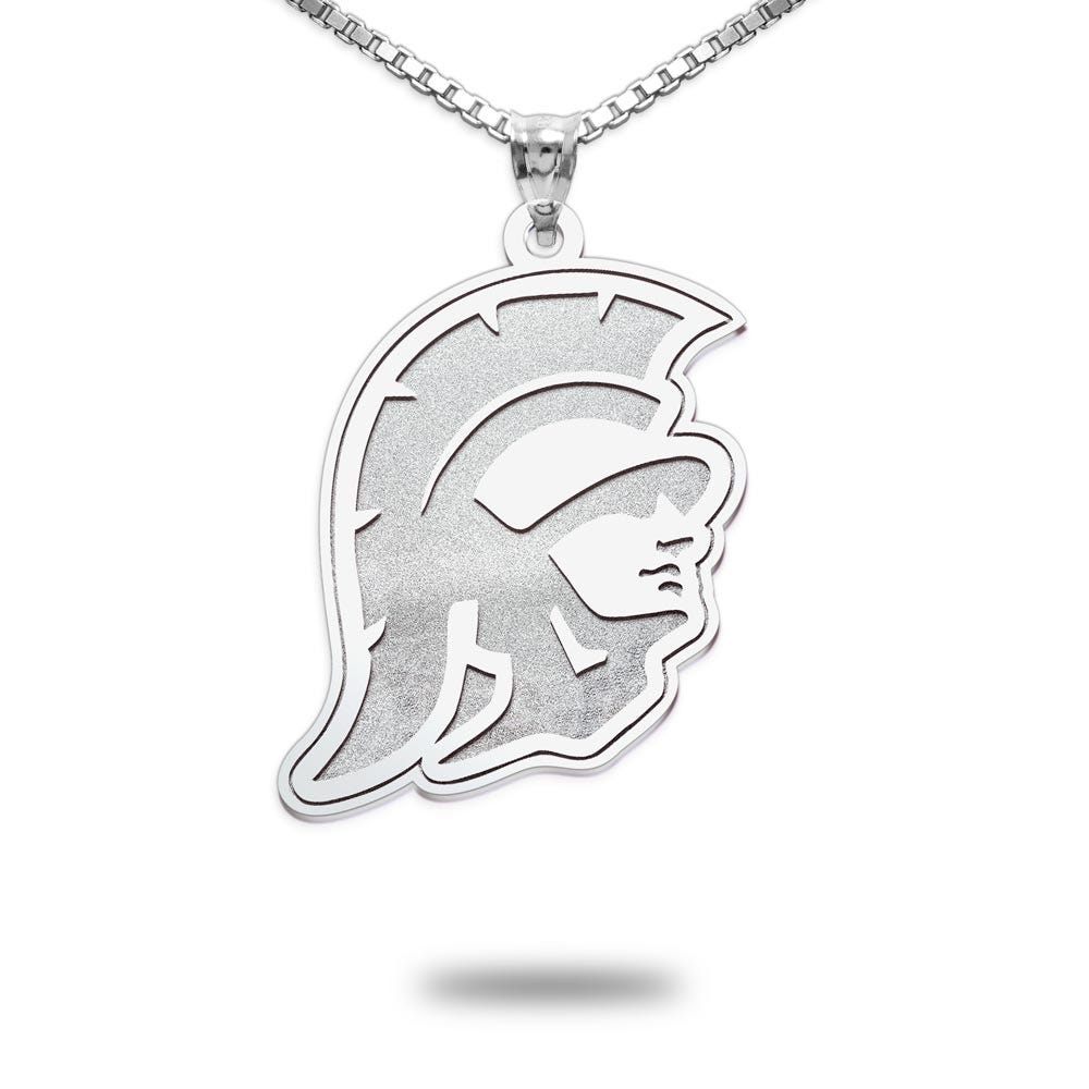 Usc Trojan Head Necklace