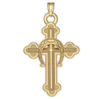 Horse Memorial Cross Charm