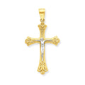 Fleur De Lis Crucifix Pendant