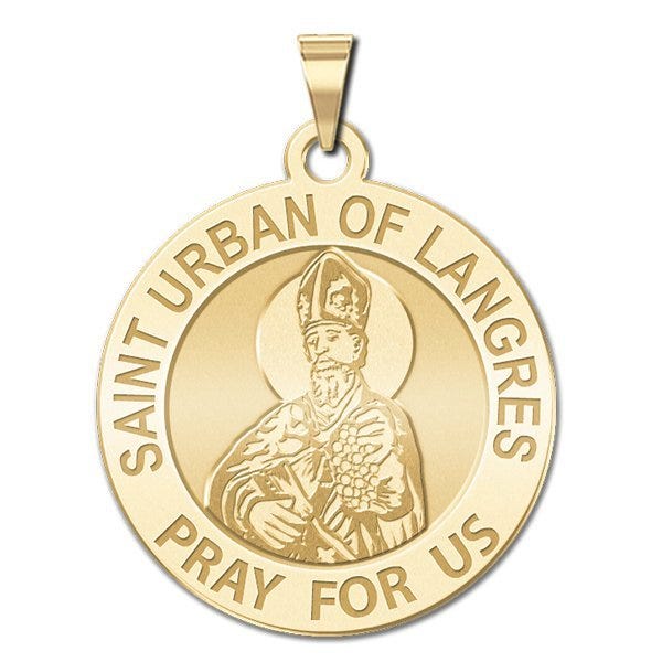 Saint Urban of Langres Religious Medal