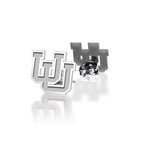 Pair of University of Utah Intertwined U Earrings