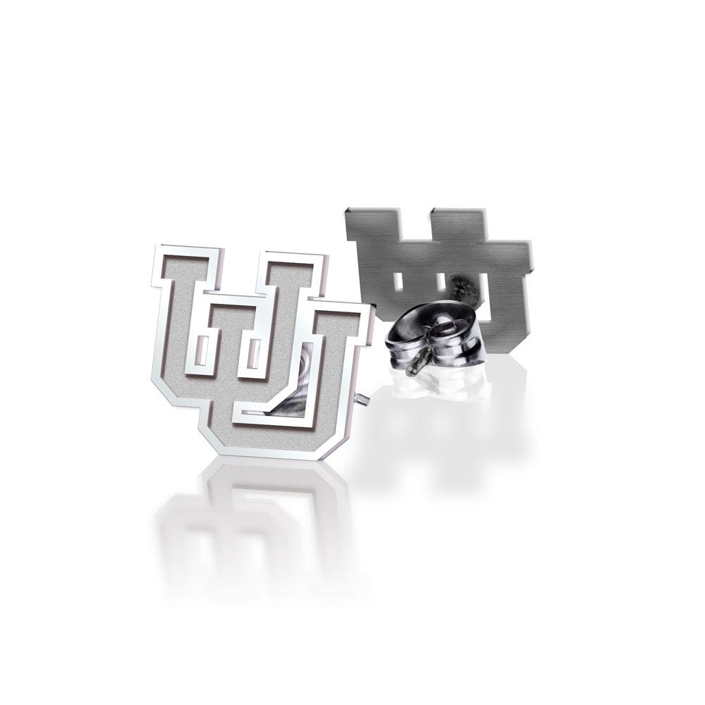 Pair of University of Utah Intertwined U Earrings