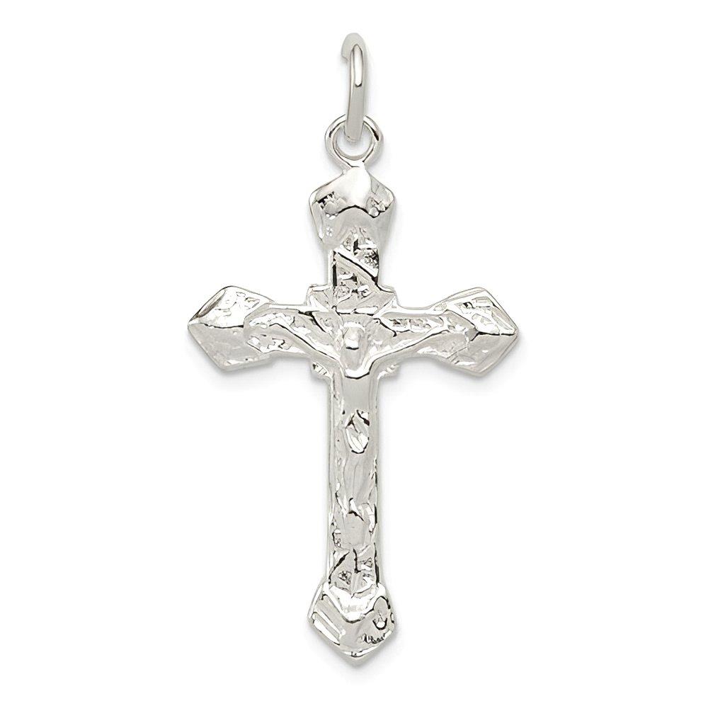Crucifix Pendant In Silver Or Steel